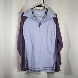 Zip up long sleeve sweatshirt
